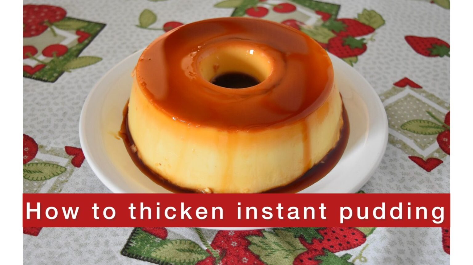 How to Thicken Instant Pudding- 4 Easy Tips and Tricks - Glutenastic